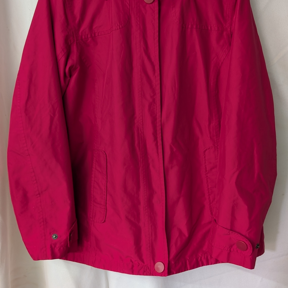 L.L. Bean Women's Hooded Jacket in Bright Pink